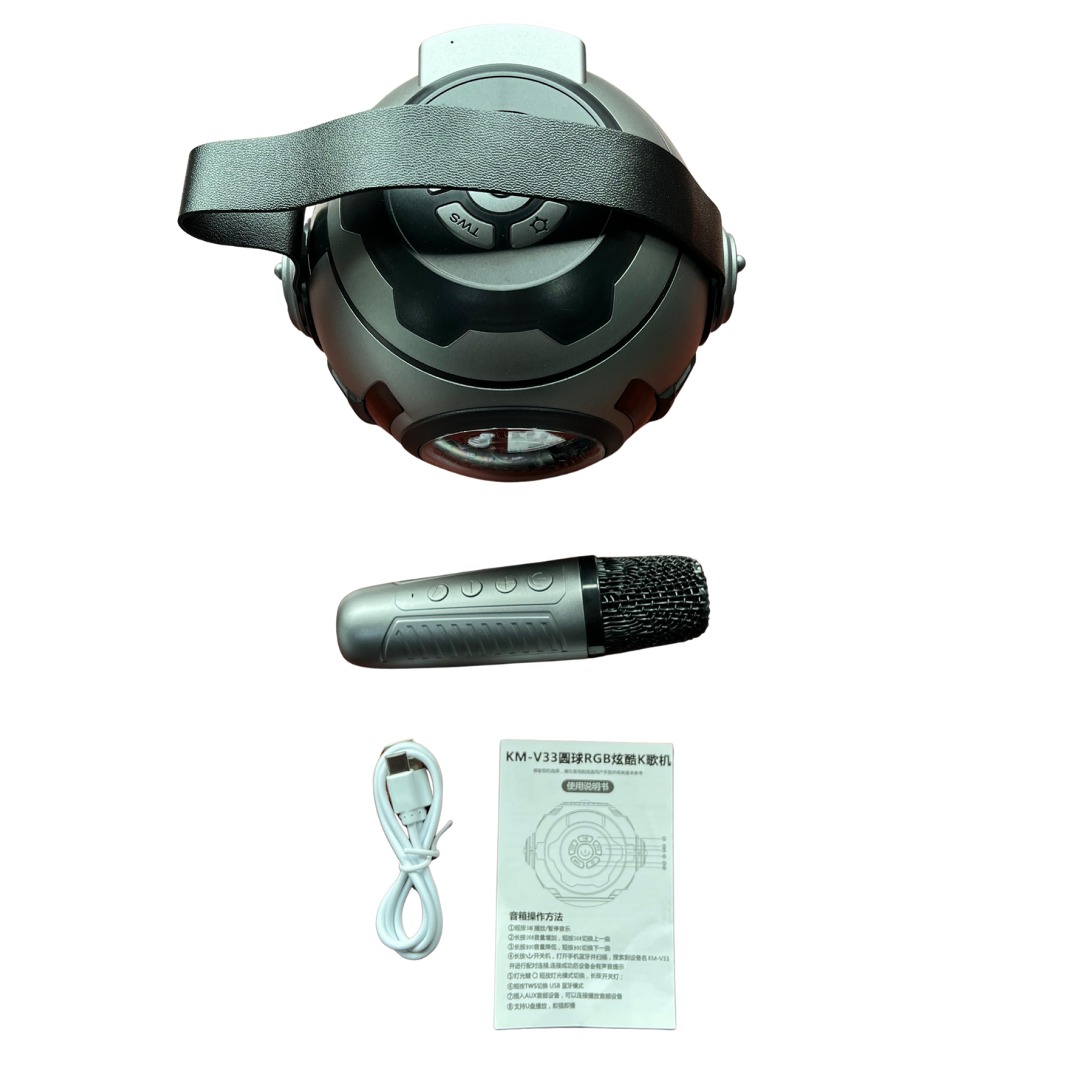 Mini Parlante Con Karaoke  KM-V33 FX